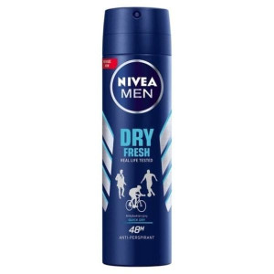 Nivea MEN Dry Fresh, antyperspirant, spray, 150 ml