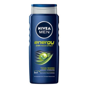 Nivea MEN Energy 24H Fresh Effect  3w1, żel pod prysznic, 500 ml