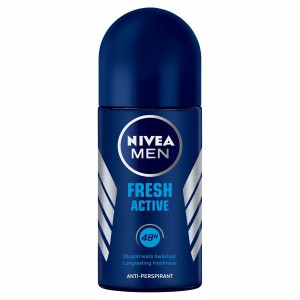 Nivea MEN Fresh Active, antyperspirant, roll on, 50 ml