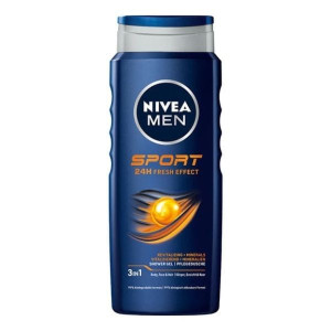 Nivea MEN Sport 24H Fresh Effect  3w1, żel pod prysznic, 500 ml