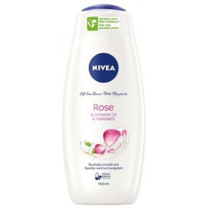 Nivea Rose & Almond Oil Care Shower, pielęgnujący żel pod prysznic, 500 ml