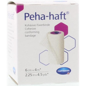 Peha-haft, opaska podtrzymująca, latexfree, 4 m x 6 cm, 1 szt.