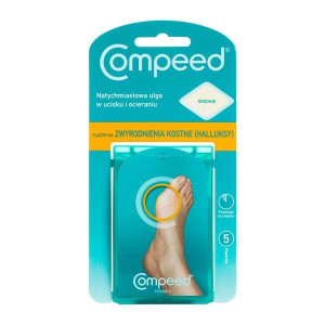 Plastry Compeed, na halluksy, 5 szt