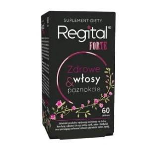 Regital Forte, Zdrowe Włosy i Paznokcie, tabletki, 60 szt.