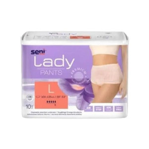 Seni Lady Pants, majtki chłonne, L, 10 szt.