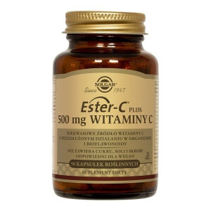 Solgar Ester-C Plus, 500 mg witaminy C, kapsułki, 50 szt.