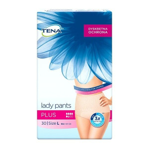 TENA Lady Pants Plus Large, bielizna chłonna, 30 szt.