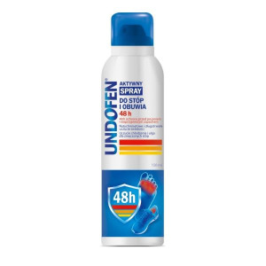 Undofen aktywny spray do stóp i obuwia 48h, 150 ml