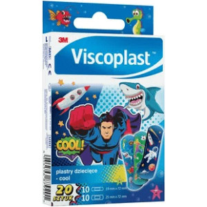 Viscoplast Cool, plastry dla dzieci, 20 szt.