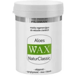 WAX Pilomax, Aloes, maska regenerująca do włosów cienkich, 240 ml