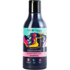 Żel pod prysznic Gift of Nature, łagodzący, do skóry wrażliwej, 300 ml