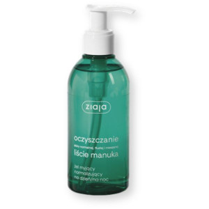 Ziaja Liście Manuka-Oczyszczanie, żel myjący, normalizujący, 200 ml