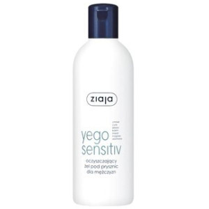 Ziaja Yego Sensitiv, oczyszczający żel pod prysznic dla mężczyzn, 300 ml
