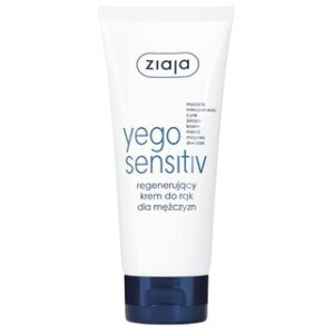 Ziaja Yego Sensitiv, regenerujący krem do rąk dla mężczyzn, 75 ml