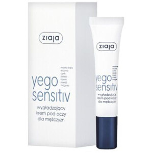 Ziaja Yego Sensitiv, wygładzający krem pod oczy dla mężczyzn, 15 ml