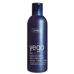 Ziaja Yego, żel pod prysznic dla mężczyzn 3 w 1, 300 ml