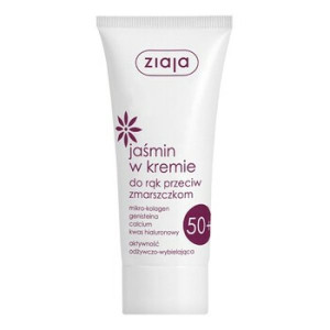 Ziaja, jaśmin w kremie do rąk przeciw zmarszczkom 50+, 50 ml