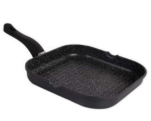 Patelnia Grillowa 24 cm Z Powłoką Marmurkową Kh-3945m