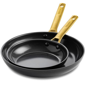 Patelnie ceramiczne PADOVA Black 20 + 28 cm  / GreenPan