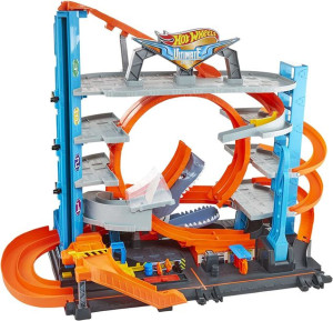 Mattel Hot Wheels Ftb69 Zestaw Mega Garaż Rekina