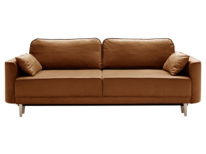 Sofa SALMA 3-osobowa Brązowa