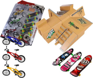 ZESTAW FINGERBOARD RAMPA SKATEPARK + Fingerbike