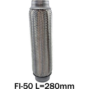 Złącze Elastyczne Wydechu Łącznik Elastyczny Tłumika Fi-50 L=280mm