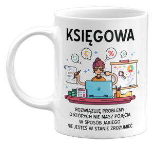Kubek Księgowej, Idealny Prezent Dla Księgowej, 330ml