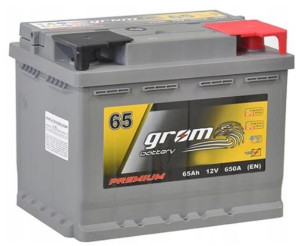 Akumulator Grom Premium 12V 65Ah 650A