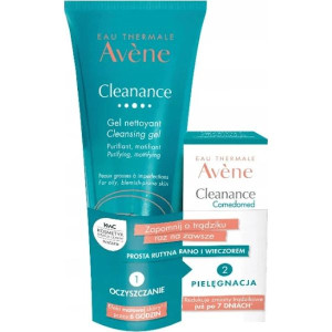 Avene Cleanance, zestaw Comedomed krem 30 ml + żel 200 ml