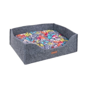 AMIPLAY Sofa 2in1 Hyge szara rozm. L