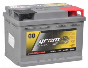 Akumulator Grom Premium 12V 60Ah 600A