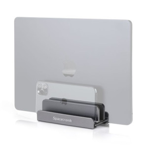 Pionowa podstawka na laptopa metalowa stojak Spacetronik SPP-111G