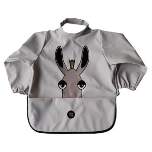 Śliniak z rękawkami Grey Łoś Baby Livia
