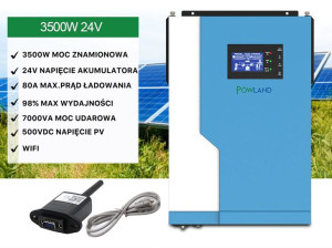 Hybrydowy inwerter solarny regulator 3,5kW WIFI