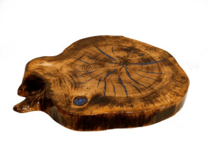 Blat żywiczny PDOB_124848_Z00 Żywica epoksydowa 50 x 47 x 5,5 cm Drewno