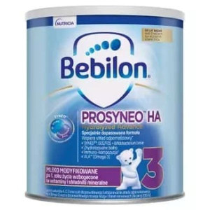 Bebilon Prosyneo HA Hydrolyzed Advance 3, mleko modyfikowane, po 1roku 400g