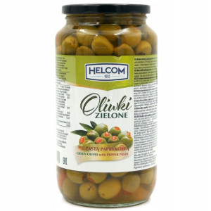 OLIWKI ZIELONE NADZIEWANE z pastą paprykową 935ml