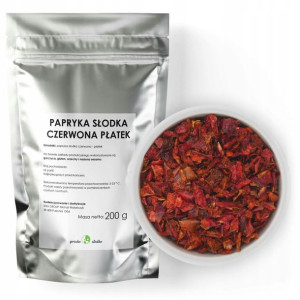 PAPRYKA CZERWONA PŁATEK papryka słodka 200g