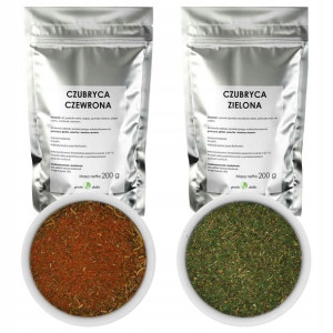 Czubryca Zielona Czubryca Czerwona Zestaw 2 X 200g