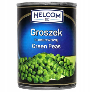 GROSZEK ZIELONY HELCOM groszek w puszce 400g