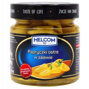 PAPRYCZKI OSTRE W ZALEWIE papryka żółta 225ml
