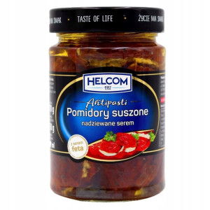 POMIDORY SUSZONE nadziewane serem w oleju 327ml