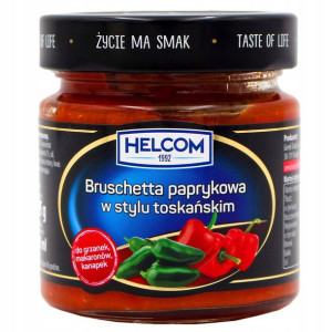 BRUSCHETTA PAPRYKOWA w stylu toskańskim sos 225ml
