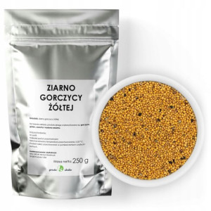 GORCZYCA ŻÓŁTA ziarno gorczycy złotej 250g