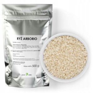 RYŻ ARBORIO naturalny biały ryż do risotto 500g
