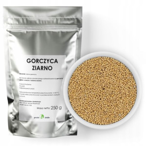 GORCZYCA ZIARNO gorczyca biała ziarno 250g