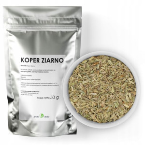 KOPER SUSZONY ZIARNO koper włoski nasiona 50g