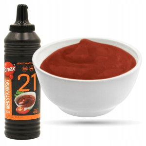 SOS MEKSYKAŃSKI ostry sos paprykowy FANEX 450g