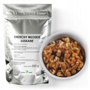 ORZECHY WŁOSKIE łuskane połówki orzech włoski 500g